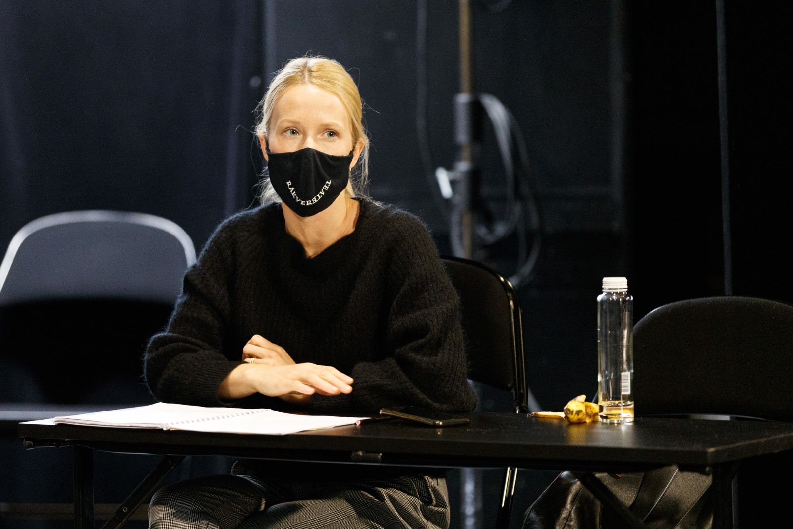 Näitleja Saara Pius Rakvere teatri suvelavastuse „Tavaline ime“ lugemisproovis. Foto Stanislav Moshkov - Õhtuleht