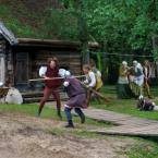 Foto Rakvere Teatri lavastusest "Robin Hood", fotograaf Kalev Lilleorg