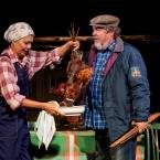 Foto Rakvere Teatri lavastusest "Lahkumine", fotograaf Kalev Lilleorg