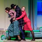 Foto Rakvere Teatri lavastusest "Kõik on jokk, proua minister", fotograaf Kalev Lilleorg
