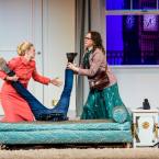 Foto Rakvere Teatri lavastusest "Kõik on jokk, proua minister", fotograaf Kalev Lilleorg