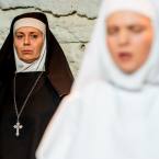Foto Rakvere Teatri lavastusest "Agnes Dei", fotograaf Kalev Lilleorg